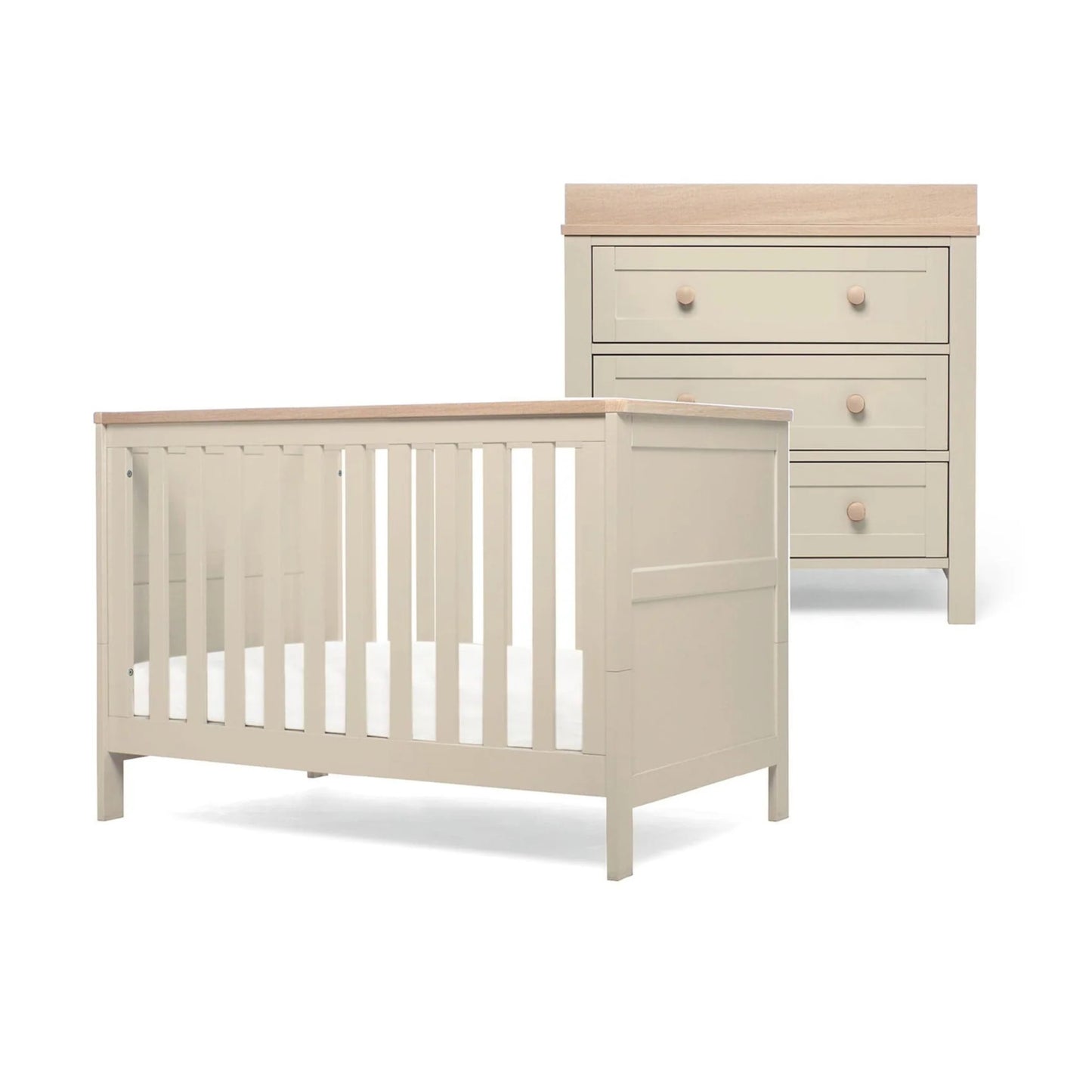 Wedmore 2 Piece Small Cotbed Set with Dresser Changer
