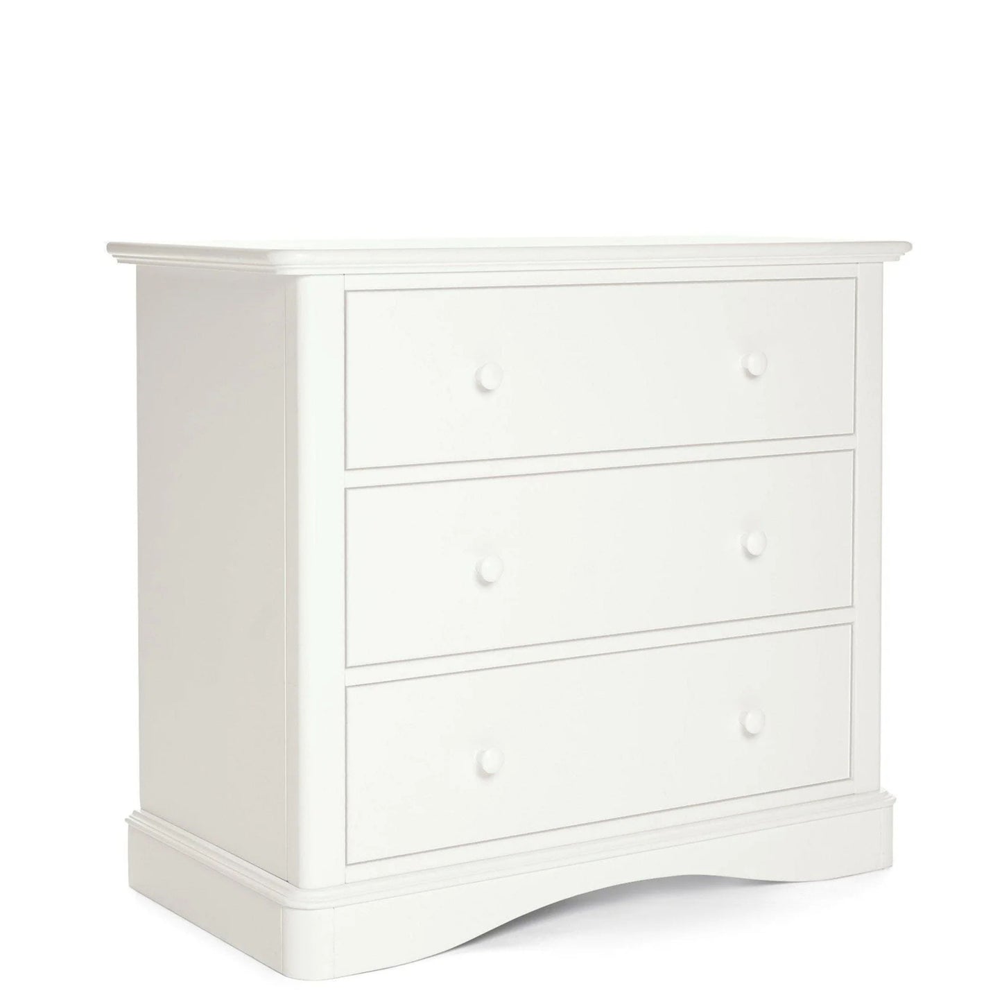 Flyn 2 Piece Cotbed Set with Dresser Changer - White