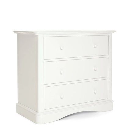 Flyn 2 Piece Cotbed Set with Dresser Changer - White