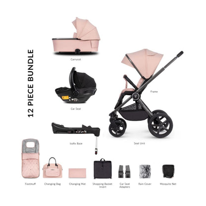 Venicci Upline 12 Piece Travel System Bundle With Isofix Base