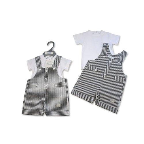 Baby Clothing Collection 2pcs Dungaree Set - Elephant