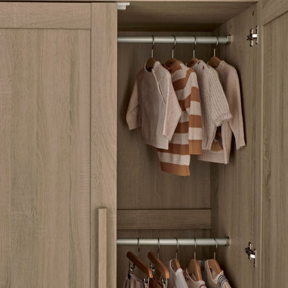 Mama's And Papa's Atlas Wardrobe - Light Oak
