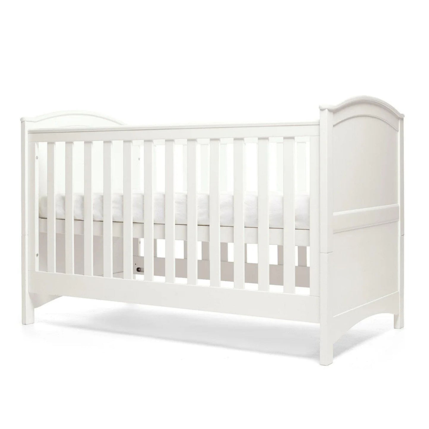 Flyn 2 Piece Cotbed Set with Dresser Changer - White