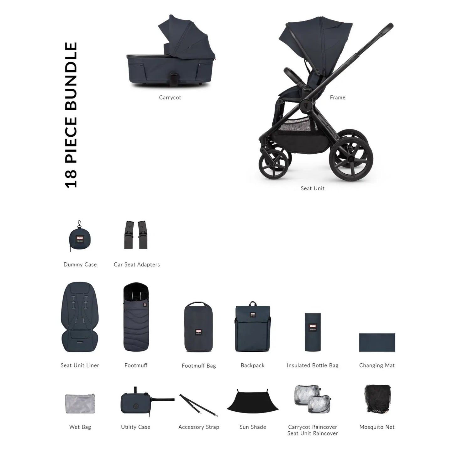 Hunter x Venicci Upline 3 2IN1 Essential Bundle