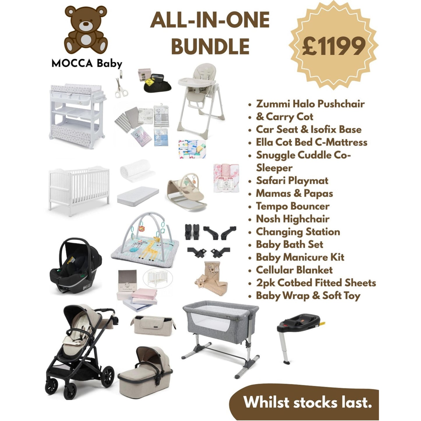 MOCCA Baby All in One Bundle