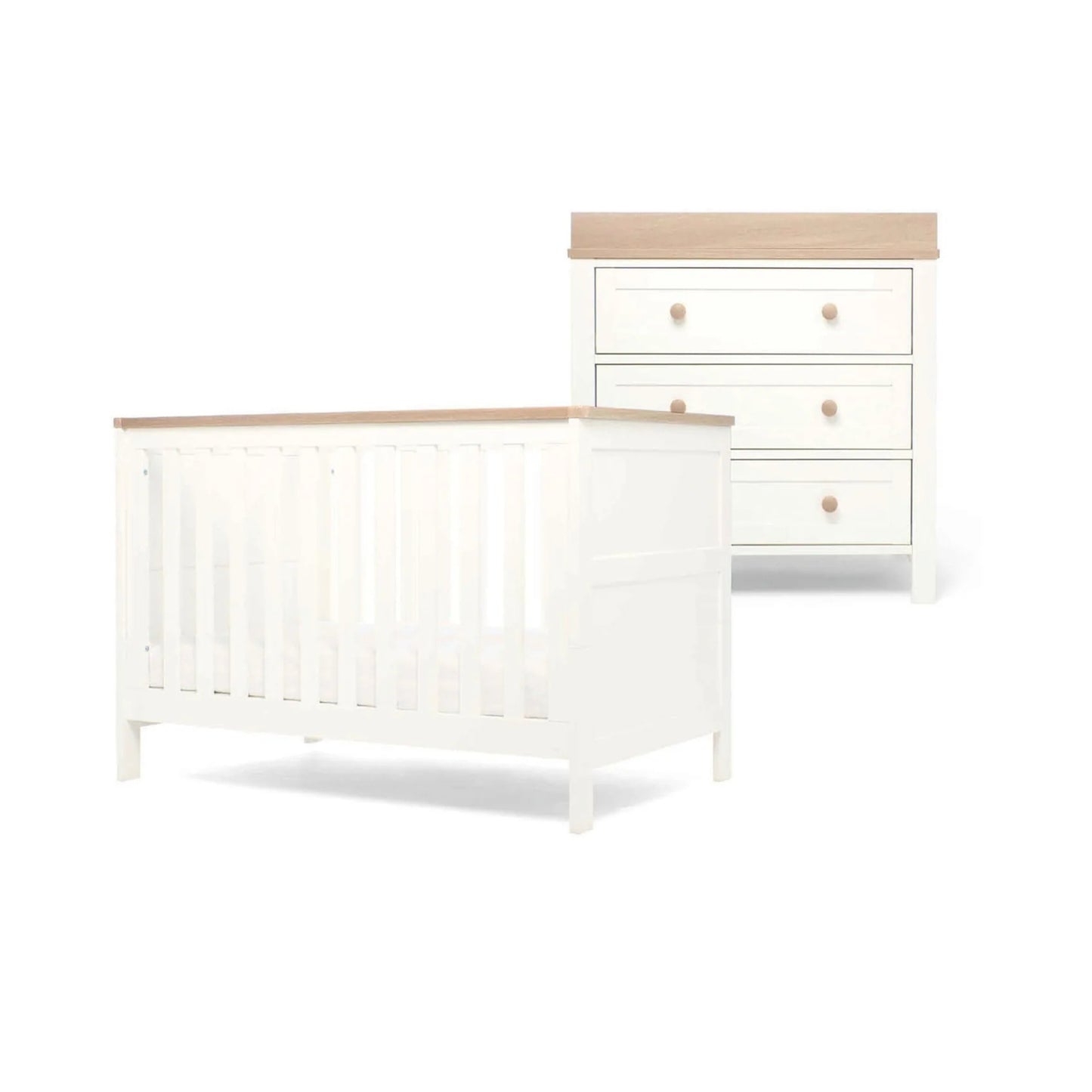 Wedmore 2 Piece Small Cotbed Set with Dresser Changer