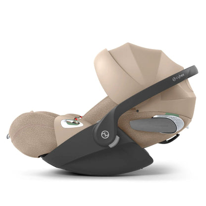 Mamas and Papas Vardo Pushchair Bundle with Cybex Cloud T Car Seat (9 Pieces) - Shell/Cosy Beige