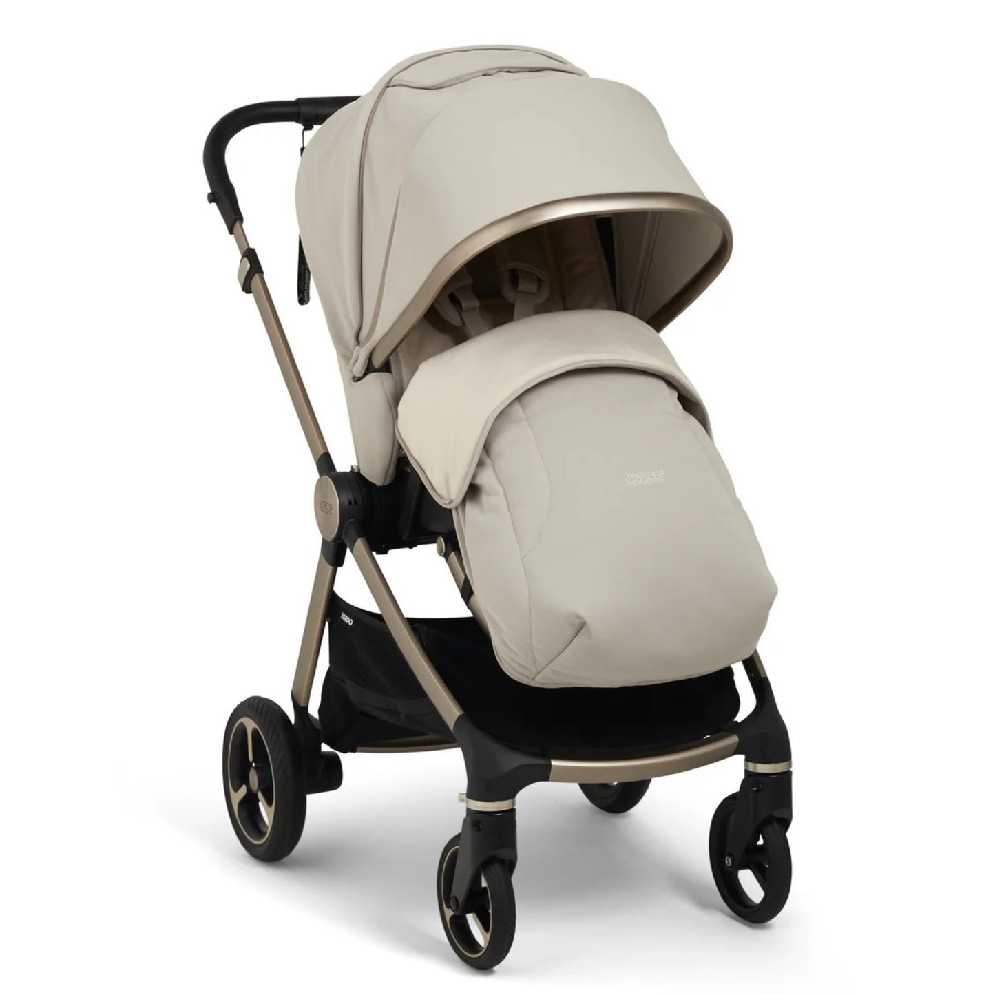 Mamas and Papas Vardo Pushchair Bundle with Cybex Cloud T (9 Pieces) - Shell