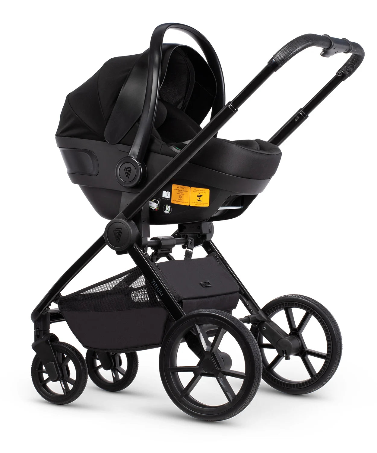 VENICCI Tinum Edge SE Raven Pram 3 in 1 (10 piece Bundle)