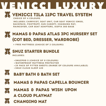 Mocca Baby Venicci Luxury Bundle