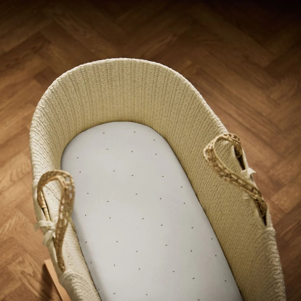 The Little Green Sheep Organic Moses Basket Fitted Sheets