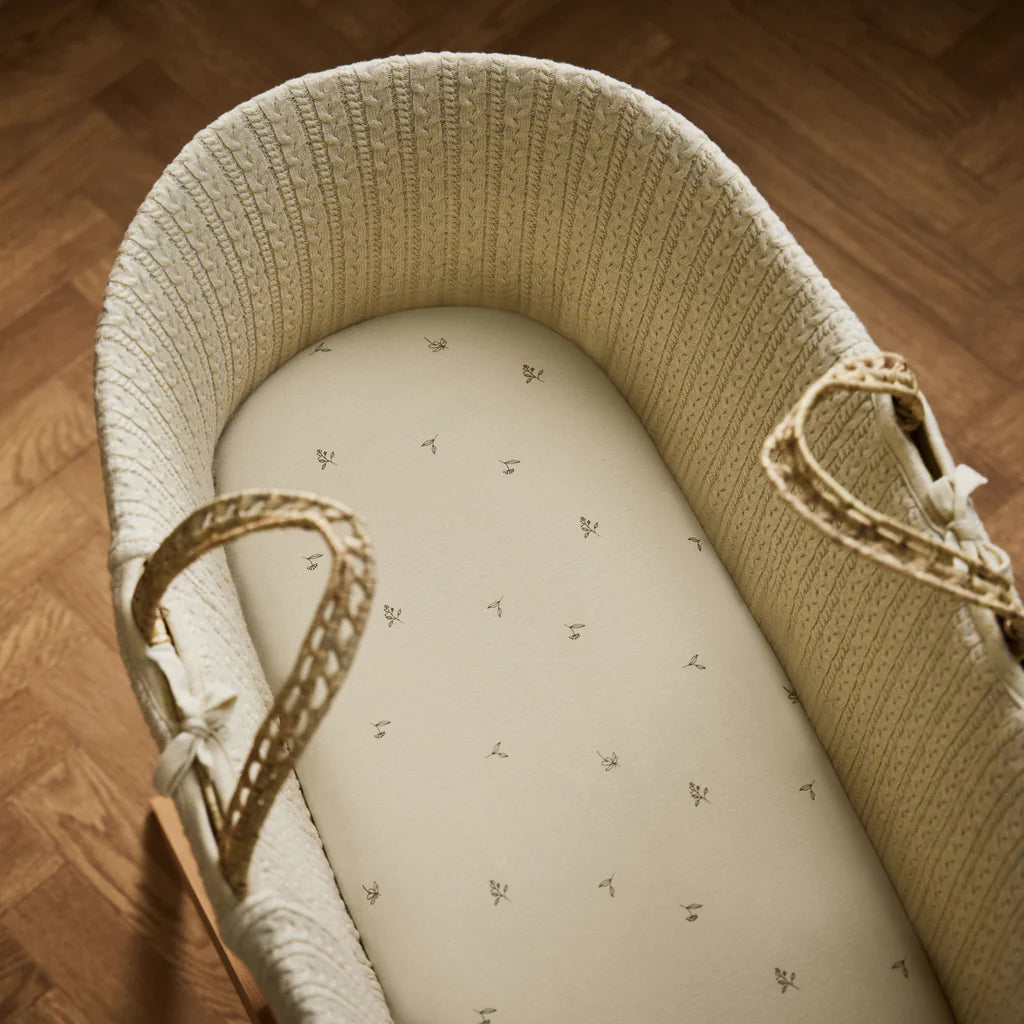 The Little Green Sheep Organic Moses Basket Fitted Sheets