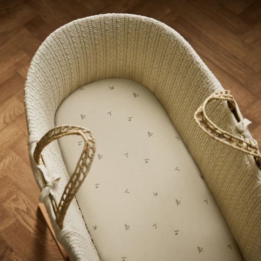 The Little Green Sheep Organic Moses Basket Fitted Sheets