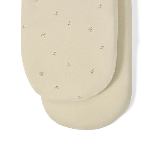 The Little Green Sheep Organic Moses Basket Fitted Sheets