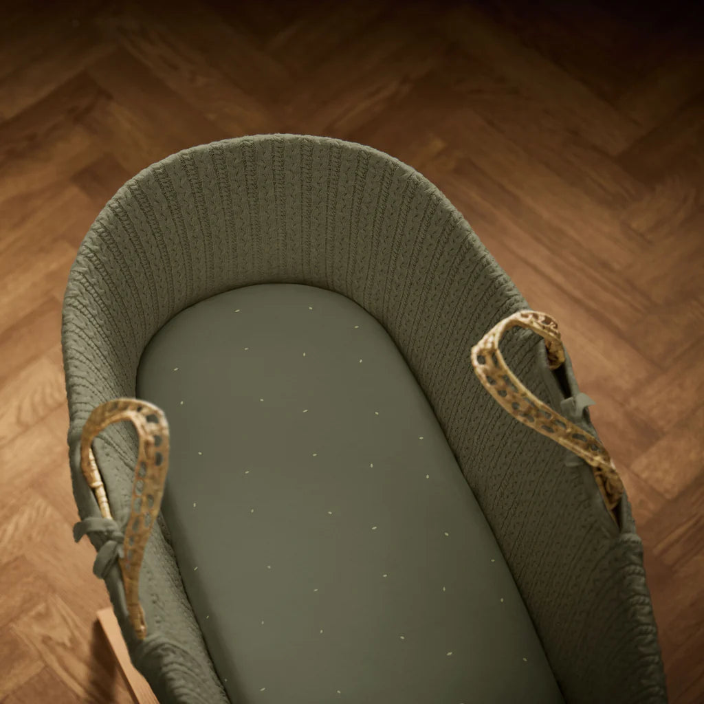 The Little Green Sheep Organic Moses Basket Fitted Sheets