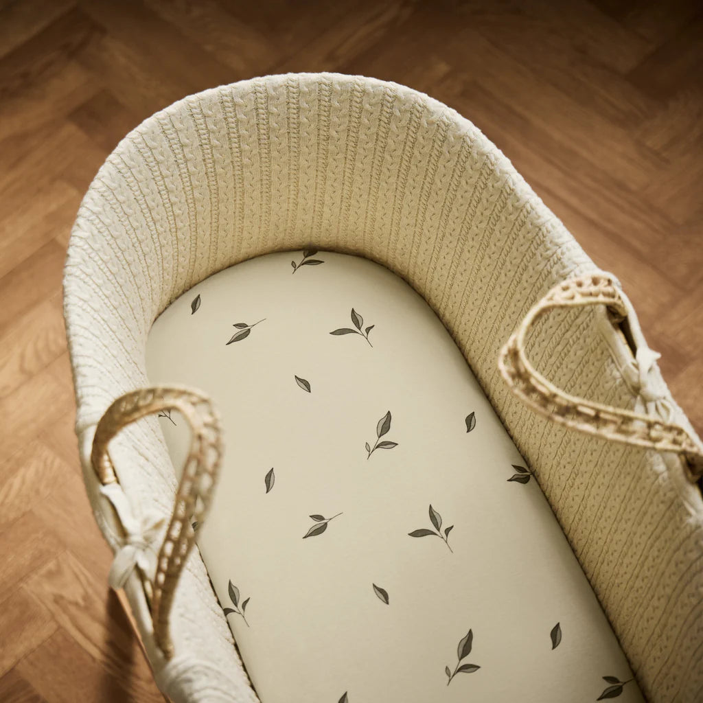 The Little Green Sheep Organic Moses Basket Fitted Sheets