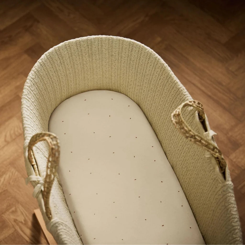 The Little Green Sheep Organic Moses Basket Fitted Sheets