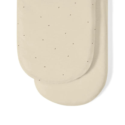 The Little Green Sheep Organic Moses Basket Fitted Sheets