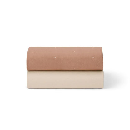 SnuzPod Bedside Crib 2 Pack Fitted Sheets