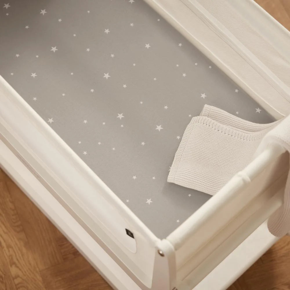 SnuzPod Bedside Crib 2 Pack Fitted Sheets