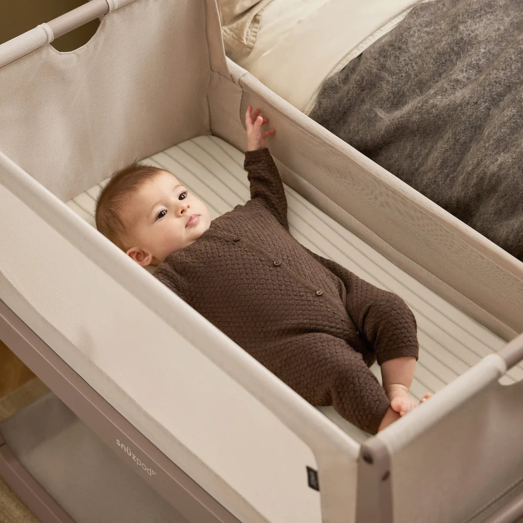 SnuzPod Bedside Crib 2 Pack Fitted Sheets