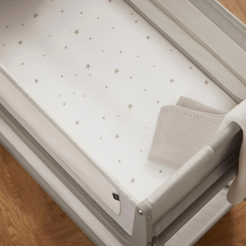 SnuzPod Bedside Crib 2 Pack Fitted Sheets
