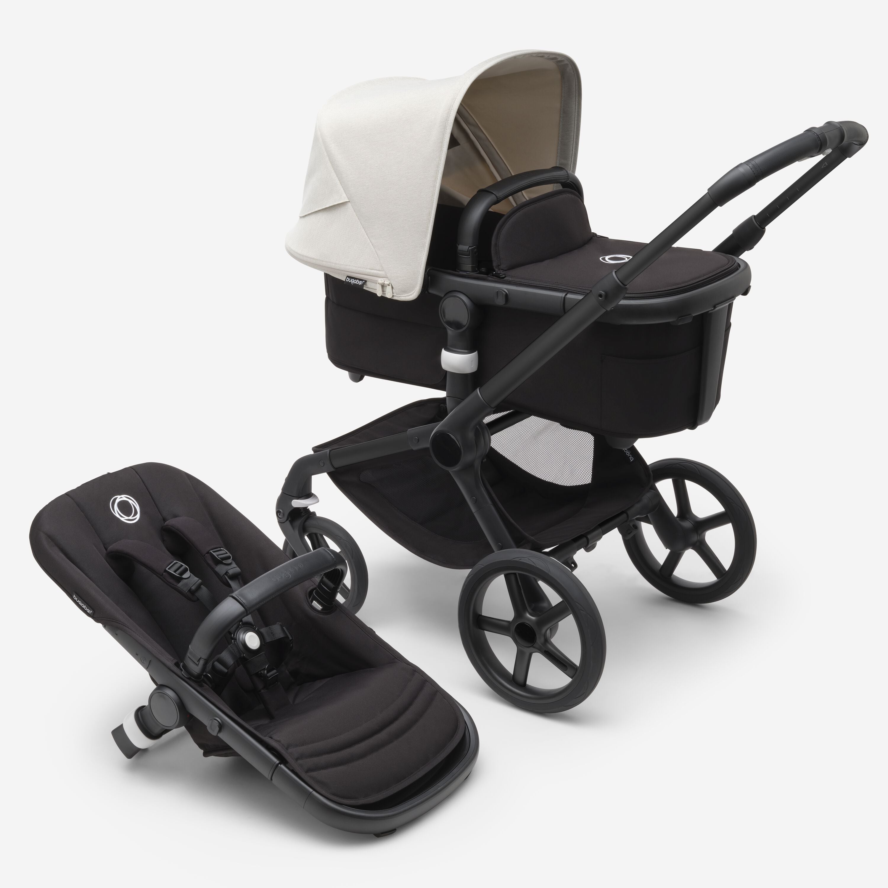 Bugaboo Fox 5 carrycot and seat pushchair Mocca Baby